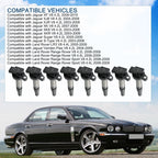 Set of 8 Ignition Coils & Iridium Spark Plugs for Land Rover Range Rover Sport (2006–2009)
