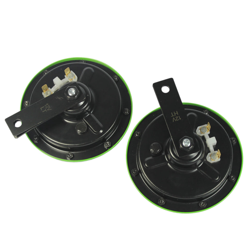 Set of 2 Electric Blast Tone Horns for Universal Vehicles (12V)