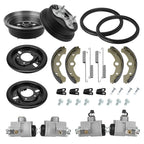 Front Brake Drum Plate & Cylinder Set for Yamaha Big Bear 350 YFM350U (1996–1998)