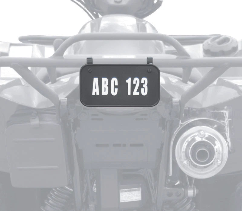 License Plate Kit for ATV (Quadboss)