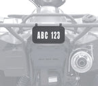 License Plate Kit for ATV (Quadboss)