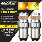 2X 1157 BAY15D LED Turn Signal Side Marker Light Bulb for