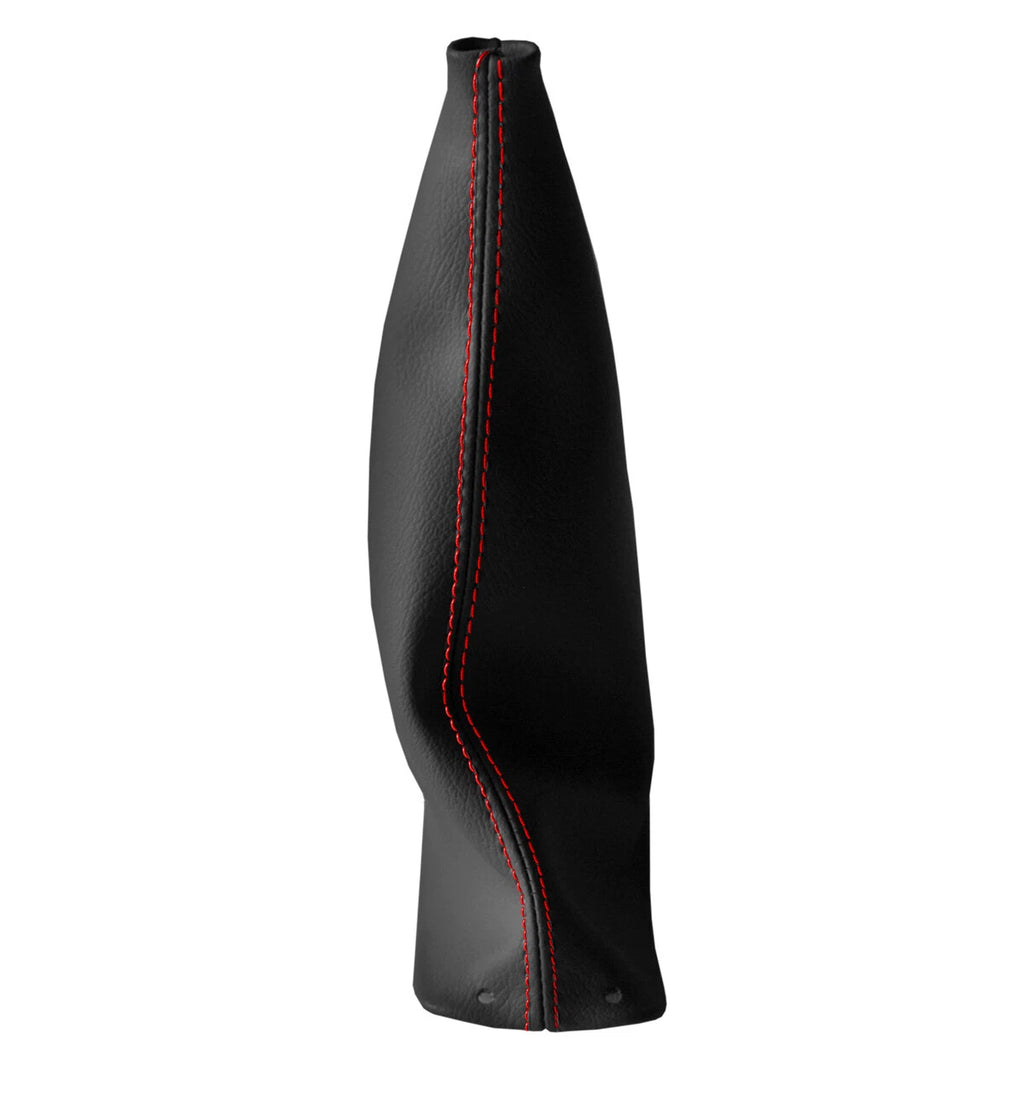 Leather Manual Shift Boot Cover for Nissan Xterra (2002–2006) Red Stitch