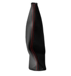 Leather Manual Shift Boot Cover for Nissan Xterra (2002–2006) Red Stitch