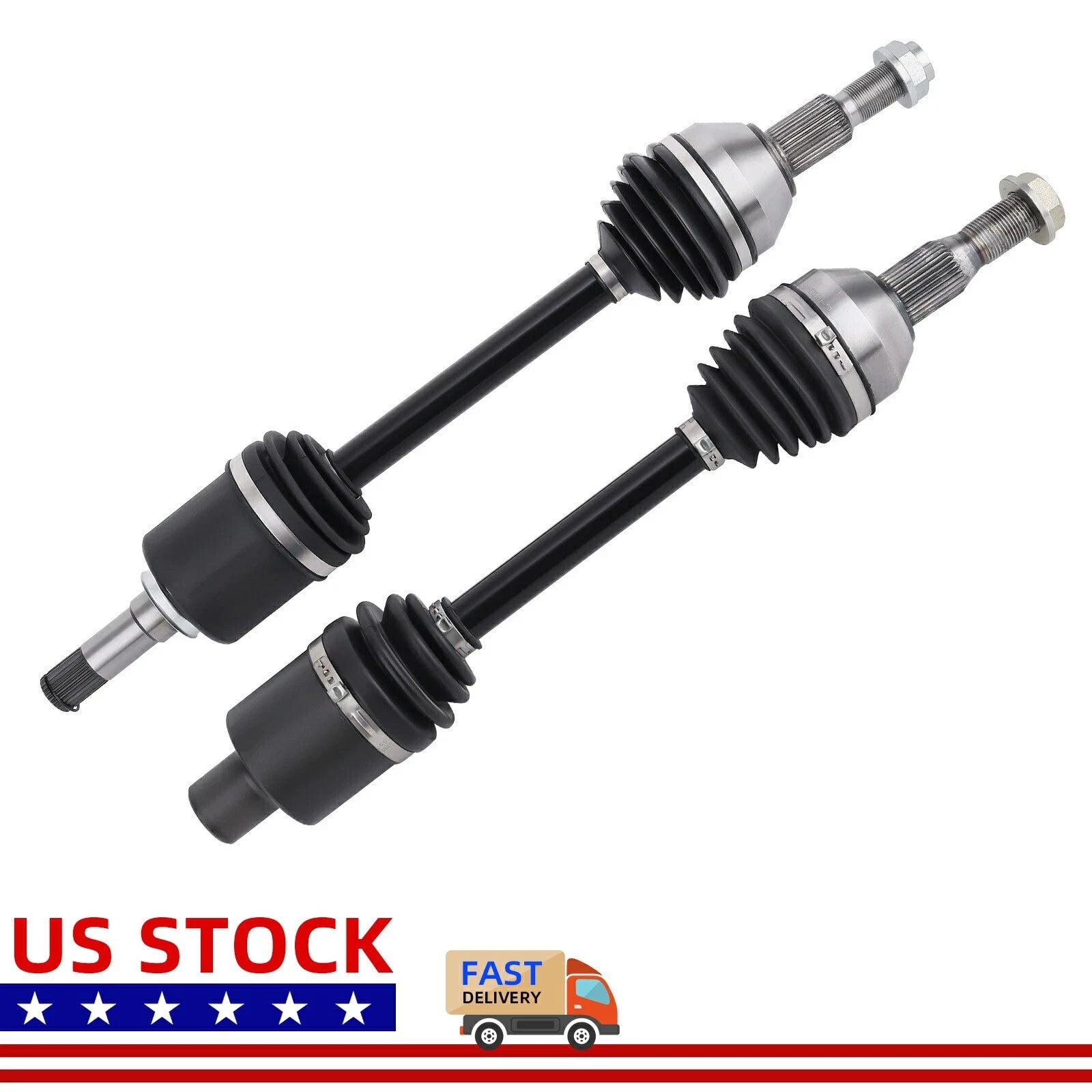 2X Front CV Axle Shaft for GMC Acadia, Buick Enclave, Chevy Traverse (2009–2017)