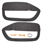 Set of 2 Leather Door Panel Inserts for Ford Mustang (2005-2009)