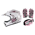 Youth Full Face Helmet for Kids Motorcycle ATV (DOT Approved)
