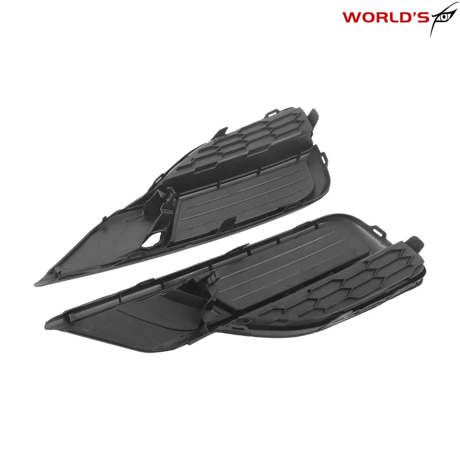 Pair Front Bumper Fog Light Trim Grille for Honda CR-V (2015–2016)