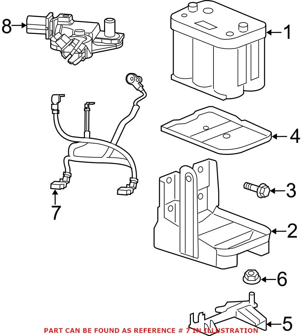 Battery Cable Harness for Dodge Journey (OEM)