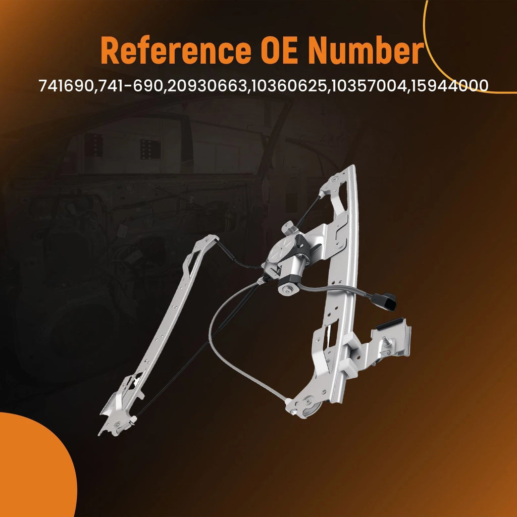 Front Left Window Regulator for Saab 9-7X (2005-2009)