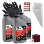 3Qt Oil Change Kit for Kawasaki KL650A/C, KL650B (10W40)