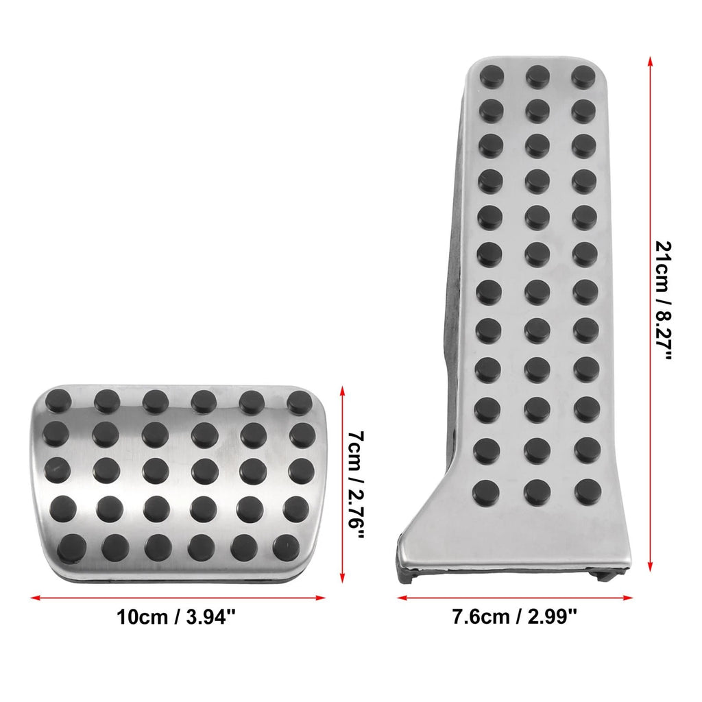 2X Automatic Transmission Brake Gas Pedal Pad Cover for Mazda 
