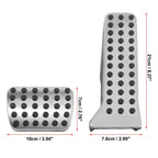 2X Automatic Transmission Brake Gas Pedal Pad Cover for Mazda 