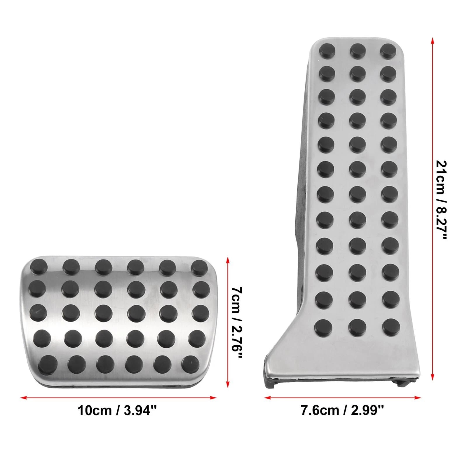 2X Automatic Transmission Brake Gas Pedal Pad Cover for Mazda 