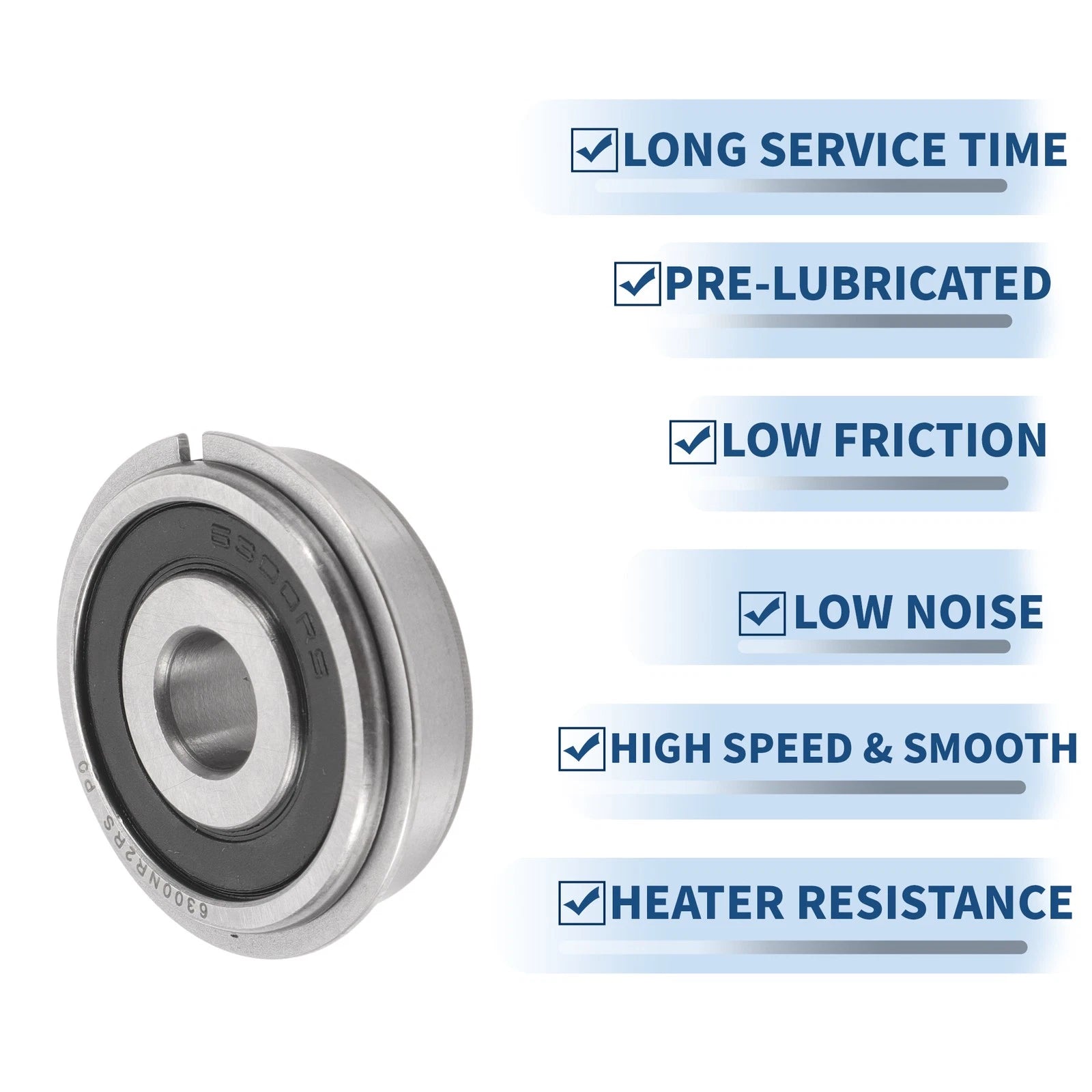 Deep Groove Ball Bearing 10x35x11mm for Scooter/Skateboard (1 Pc)
