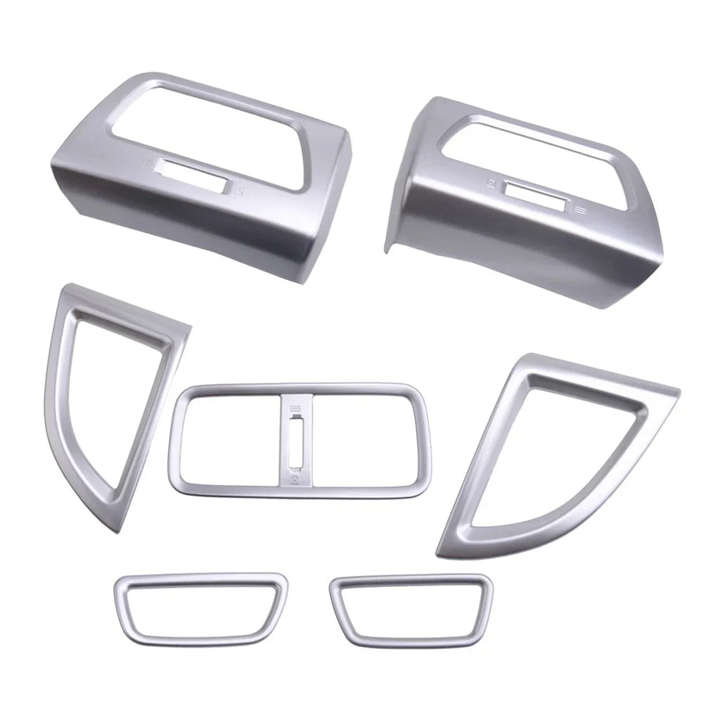 Silver AC Air Vent Cover Frame for Honda CR-V 2012-2016 (2 x Covers)