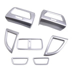 Silver AC Air Vent Cover Frame for Honda CR-V 2012-2016 (2 x Covers)