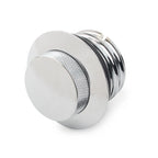 Flush Pop Up Reservoir Gas Cap for Harley Davidson (Chrome)