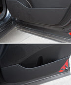 Black Side Inner Door Kick Trim Cover for Hyundai Palisade (2020–2025)