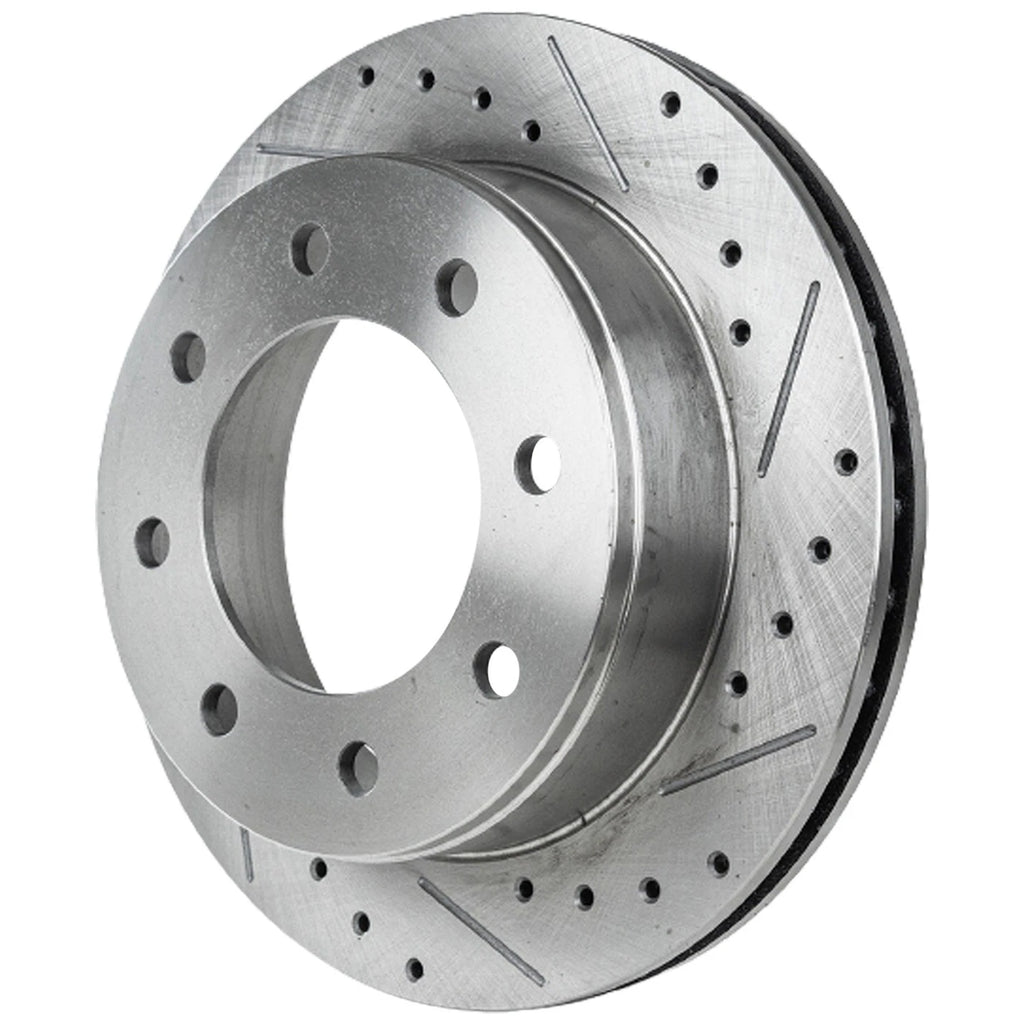 Brake Disc Set for Chevy Silverado 1500 (2004–2005) Drilled and Slotted