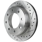 Brake Disc Set for Chevy Silverado 1500 (2004–2005) Drilled and Slotted