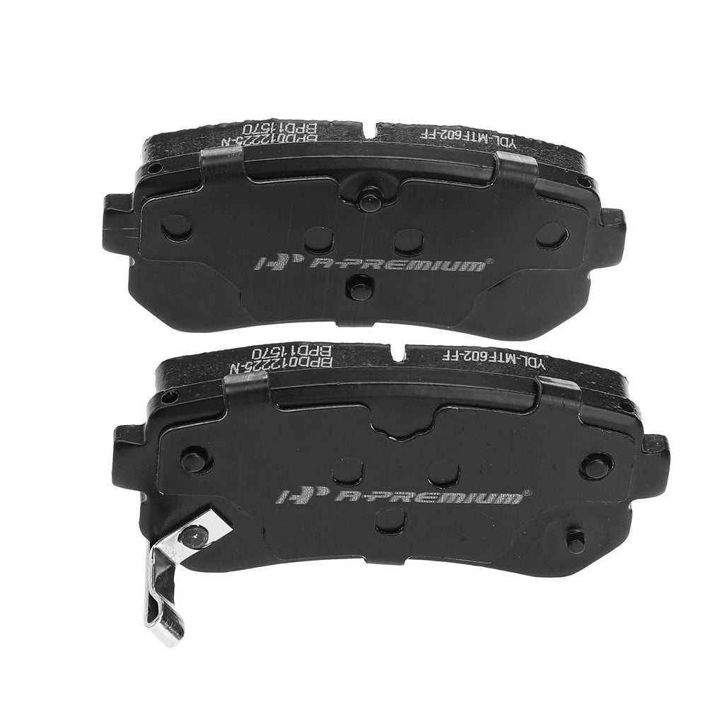 Set of 2 Rear Brake Rotors & Ceramic Pads for Hyundai Tucson Elantra (2011–2012)