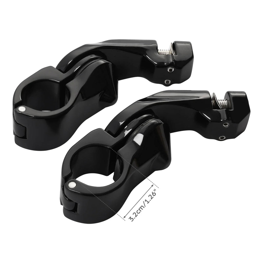 Short Angled Footpeg Pegs for Harley (32mm)