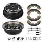 2 Front Brake Drum w/ Shoes for Kawasaki Mule 3000 3010 4000 4010 (1993–2006)