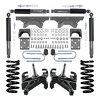 4" / 6" Lowering Drop Kit w/1" Rotors & Shocks for Chevy GMC C10 C15 (1973–1987)