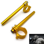 CNC 55mm Gold Riser Clip-Ons & Handlebar for BMW R Nine T (2014–2019)