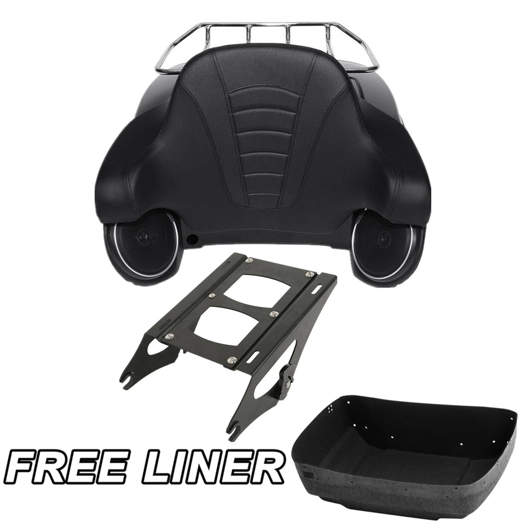 Trunk Pad Mount Rack Speaker Mount for Harley Touring Glide (2014–2025)