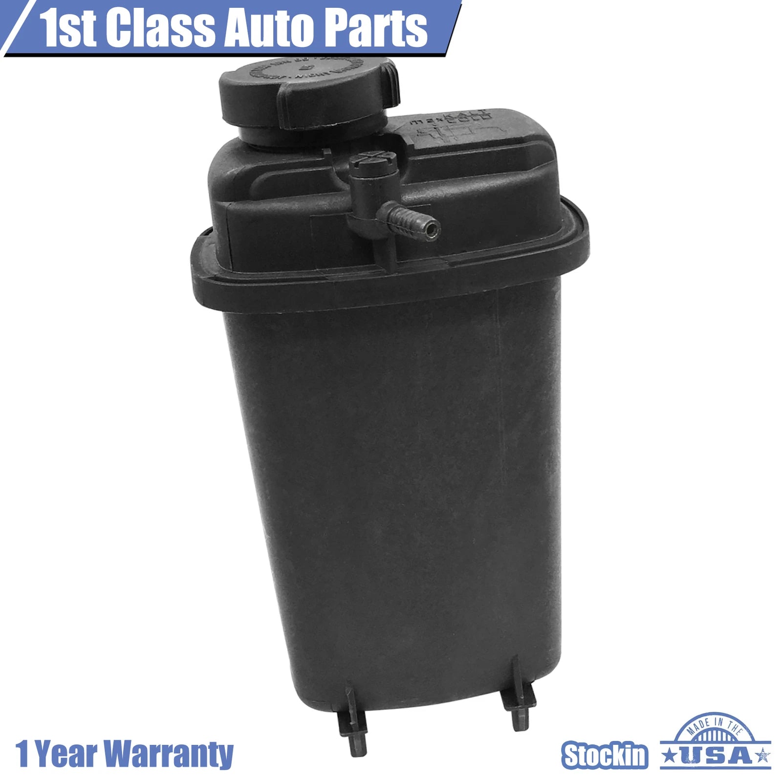 Coolant Expansion Tank w/Cap for BMW E31 E38 E39 E52 540i 740i 850i (1990–2001)