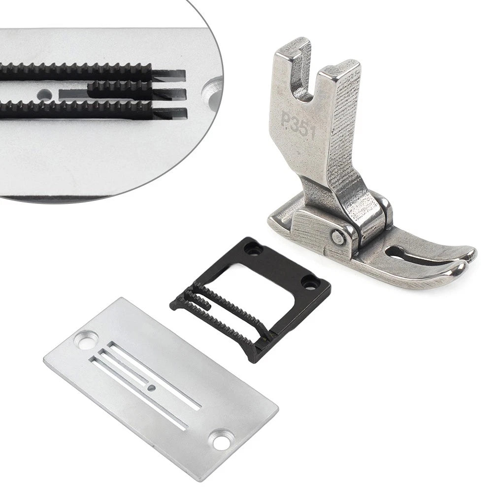 Needle Plate Feed Dog Foot for SINGER 20U #541937, #541734, #505643