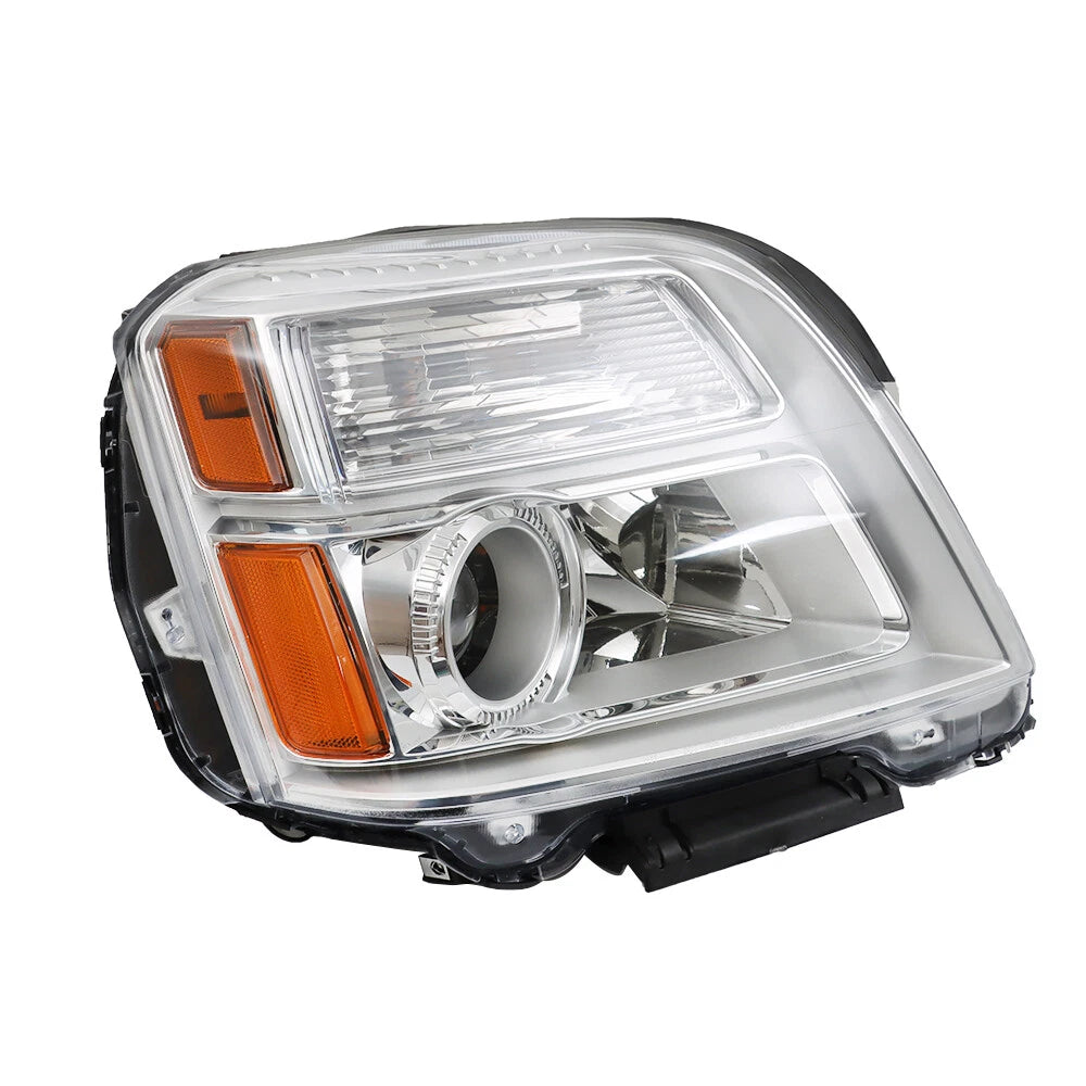 Headlight for GMC Terrain (2010–2015) Halogen Chrome RH/Passenger Side