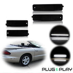 Smoked Lens LED Side Marker Lights for Pontiac Firebird (1998–2002)