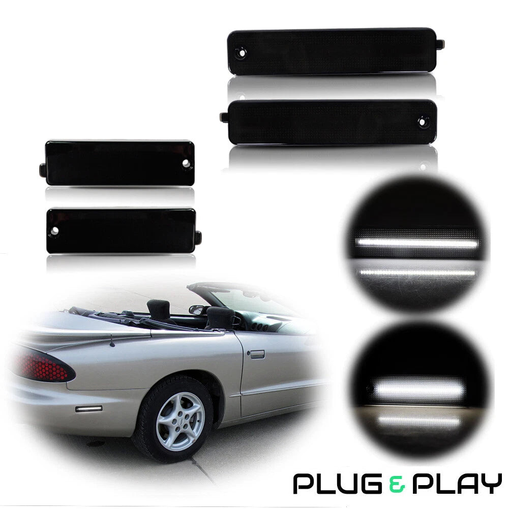 Smoked Lens LED Side Marker Lights for Pontiac Firebird (1998–2002)
