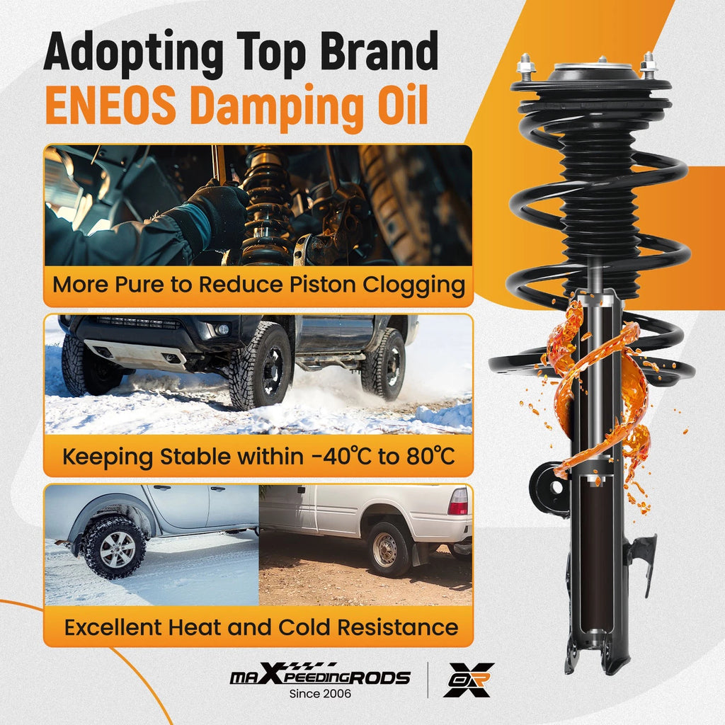 4x Complete Front Struts Rear Shocks Assembly for Toyota RAV4 (2006–2012)