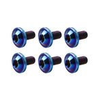 6pcs Alloy M6x10mm Torx Head Screws for Bike Motorcycle