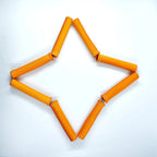 Set of 8 Orange Spark Plug Wire Protector Sleeves Heat Shield Cover
