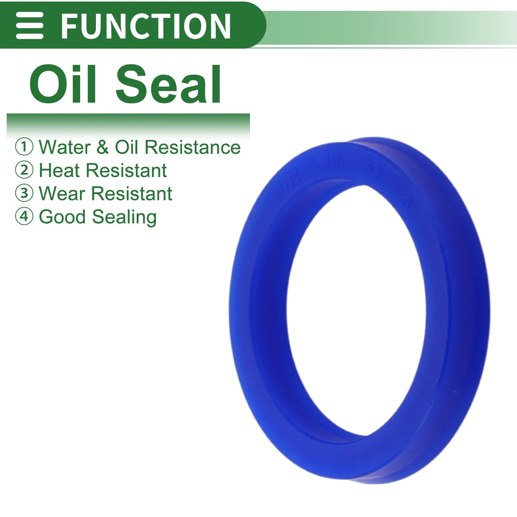 Set of 5 Oil Seal Rotary Shaft Seal 40x52x8mm High Pressure for Various Models