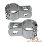 Highway Foot Pegs Mount Clamps 1-1/4" for Harley Honda