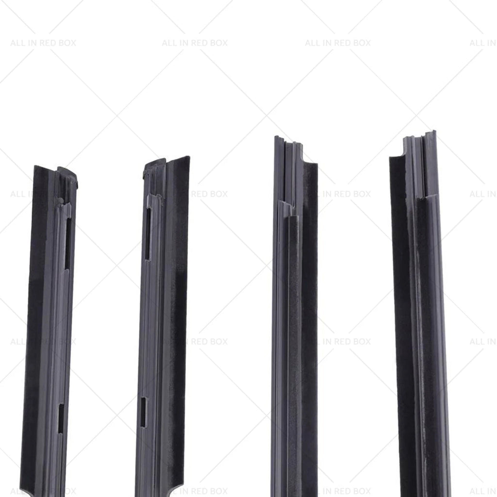 4X Window Weatherstrips Trim Belt Set for Mitsubishi Lancer (2008–2017)