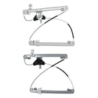 2X Window Regulator Assembly Pair for Infiniti QX60 (2014–2020) w/o Motor Front L&R