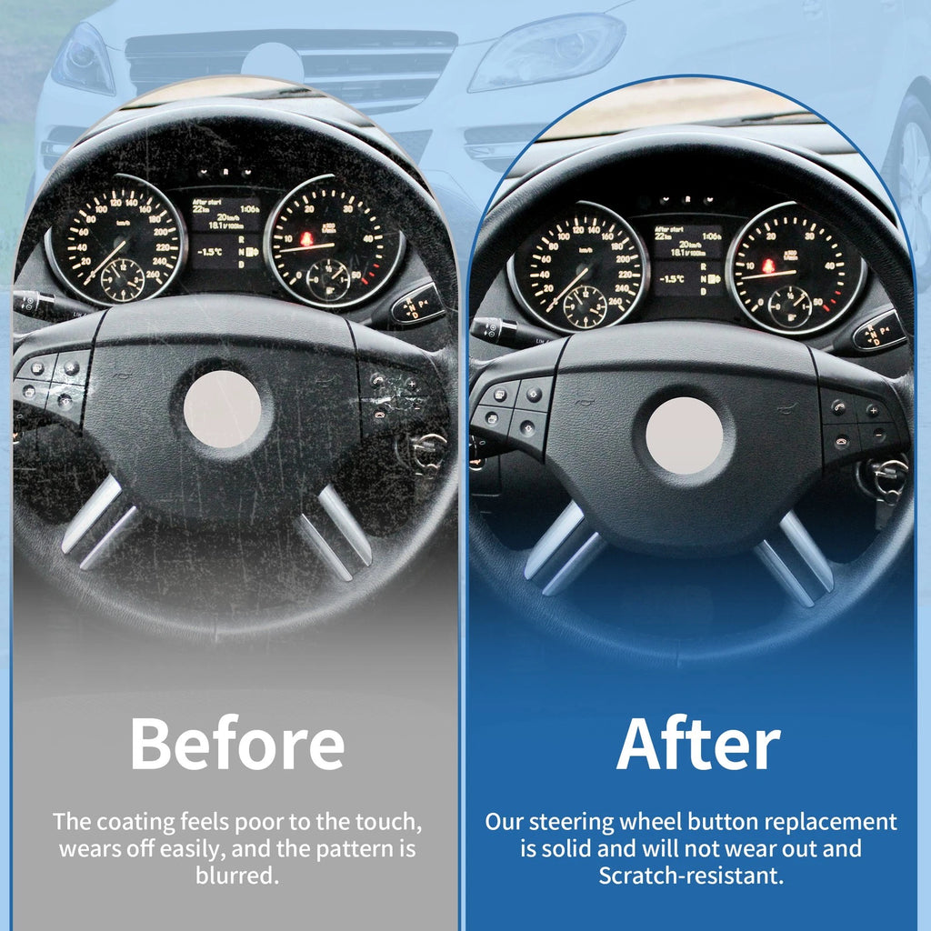 Steering Wheel Buttons Set of 8 for Mercedes-Benz (No. 1648207910)