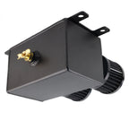 2 Port Dual Breather Filter Oil Catch Can Reservoir Tank Kit for Universal