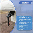 Gooseneck Adapter for 20 Wheel
