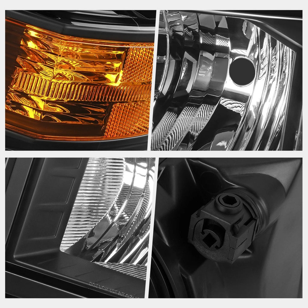 Factory Style Amber Corner Headlights for Chevy Silverado 1500 (2014–2015)