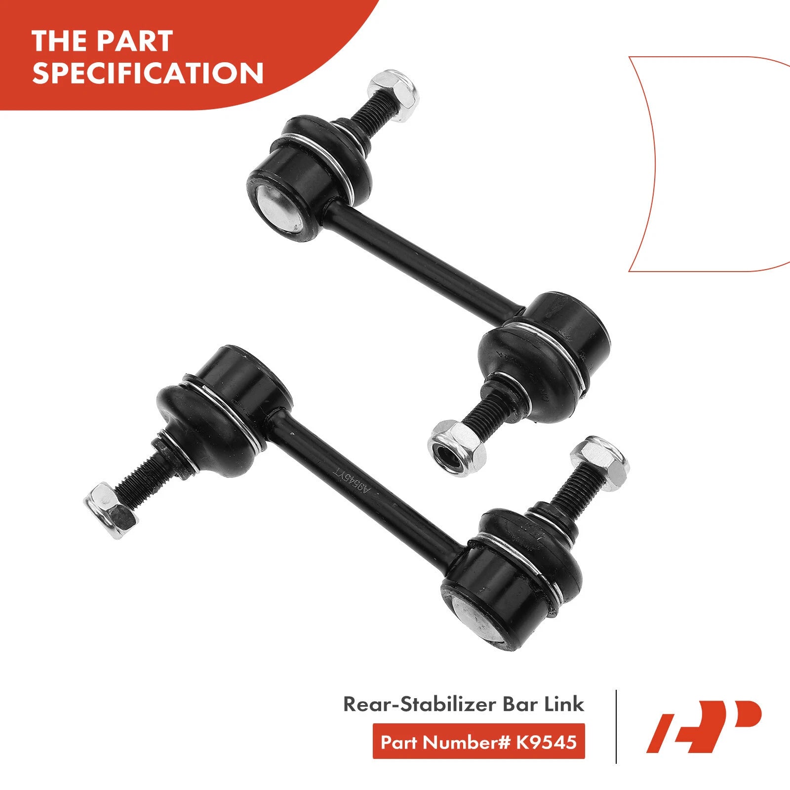 Set of 8 Sway Bar Link Tie Rod Ends for Chevy Prizm (1998–2002)