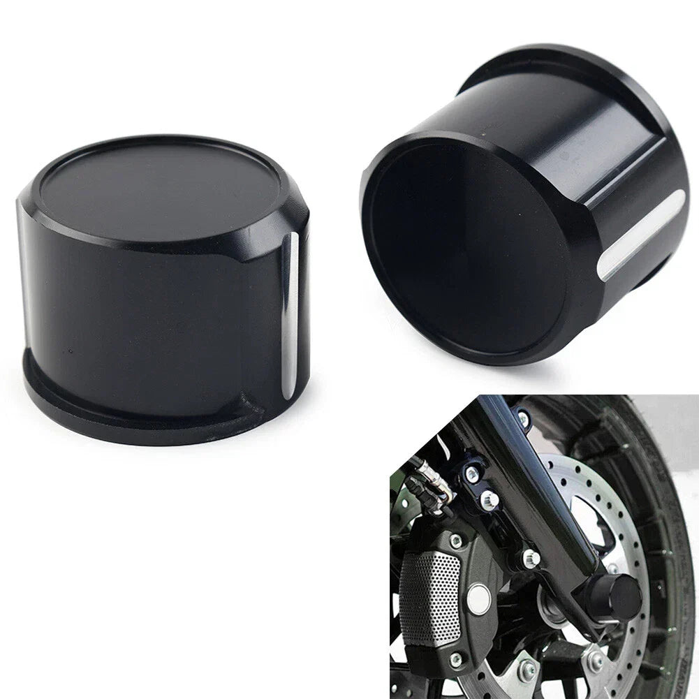 Front Axle Cap Nut Cover for Harley Dyna, Tri Glide, Sportster 1200 (2004-2023)