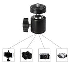 Swivel Ball Head for Projectors and Tripods (Compact Size, Quick Locking)